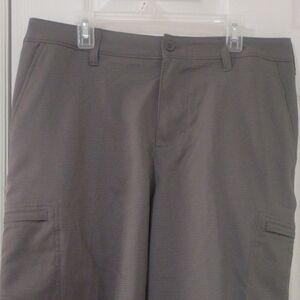 Champion C9 Men's Gray Chino Pants Flat Front Straight Leg Pockets 30W